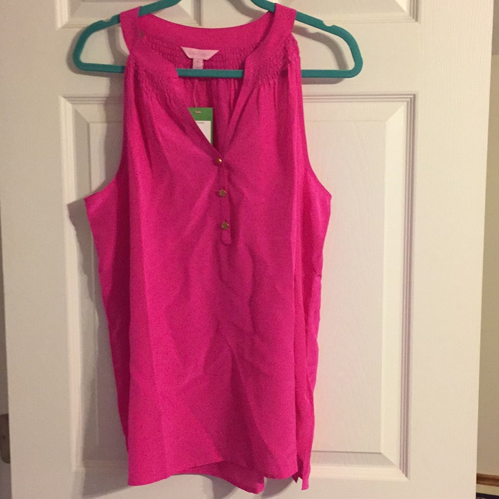 Lilly Pulitzer Bailey top, silk